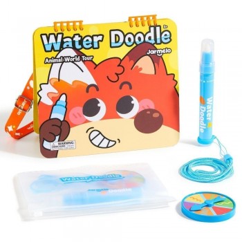 Cuaderno colorea con agua ANIMAL WORLD TOUR