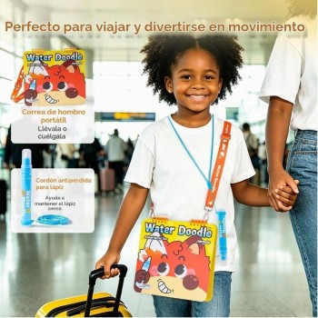 Cuaderno colorea con agua ANIMAL WORLD TOUR