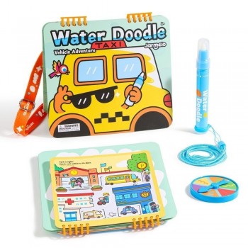 Cuaderno colorea con agua VEHICLE ADVENTURE