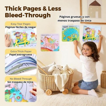 Set de 2 libros Actividades Play & Learn DINO & FAIRY WORLD