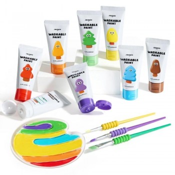 -Caja 8 pinturas lavables SQUEEZY PAINTS