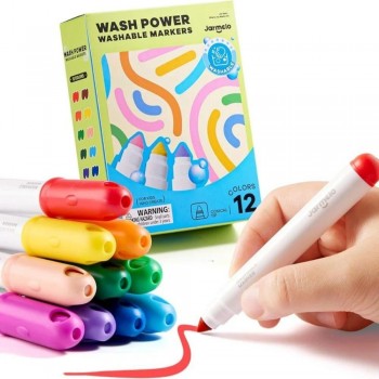 Rotuladores Extra Lavables WASH POWER 12 ud.
