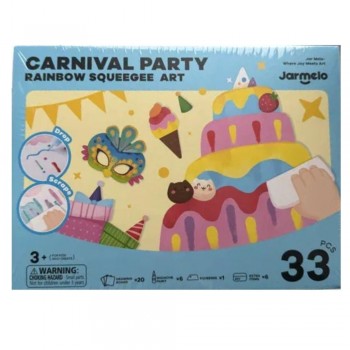 Kit dibujo creativo con espátula CARNIVAL PARTY