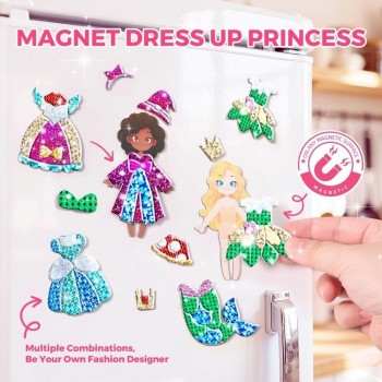 Kit Creativo 3 en 1 Láminas Brillantes FAIRY WORLD