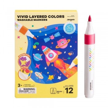 Rotuladores por capas lavables VIVID COLORED (12 ud.)