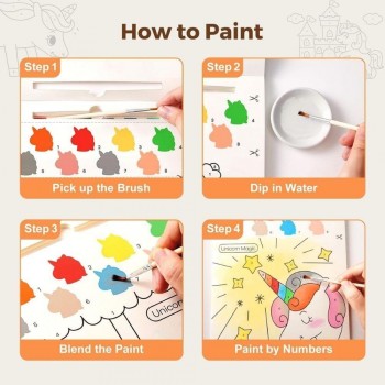 Cuaderno pintura acuarela UNICORN
