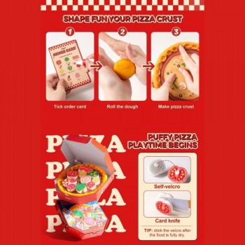 Set pintura de espuma - PIZZA