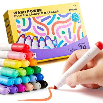 Rotuladores Extra Lavables WASH POWER 24 ud.