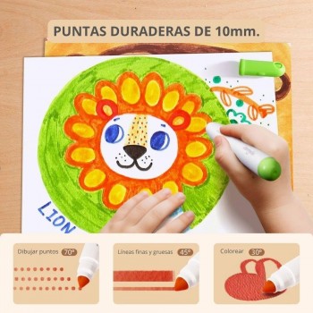 Rotuladores Extra Lavables WASH POWER 24 ud.