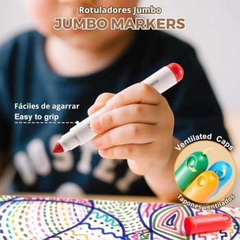 Rotuladores Extra Lavables WASH POWER 24 ud.