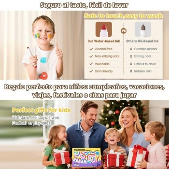 Rotuladores Extra Lavables WASH POWER 24 ud.