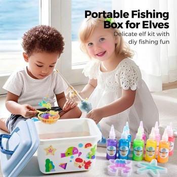 Set figuritas de gel 3D en agua