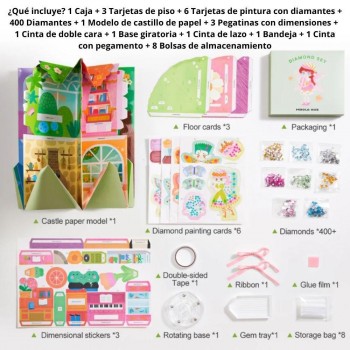 Kit Creativo Fairies Diamont  Art CASA MUÑECAS