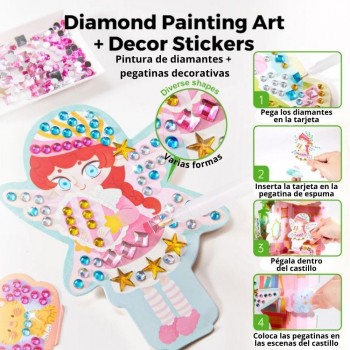 Kit Creativo Fairies Diamont  Art CASA MUÑECAS