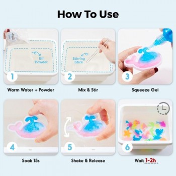 Recambio Polvo Mágico para Set figuritas de gel