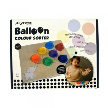 PUZZLE SENSORIAL COLORES Y CUÑOS ELEPHANT BALOON