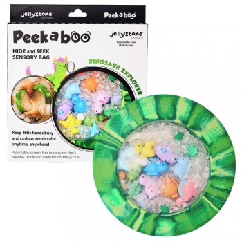 BOLSA SENSORIAL PEEKABOO DINOSAUR
