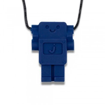 COLGANTE MORDEDOR ROBOT AZUL MARINO