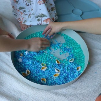 BANDEJA SENSORIAL PLAY TRAY AZUL