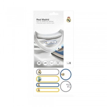 ETIQUETAS TERMOADHESIVAS - REAL MADRID (ropa)