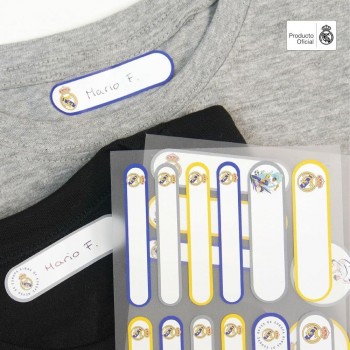 ETIQUETAS TERMOADHESIVAS - REAL MADRID (ropa)