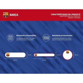 ADHESIVAS LAMINADAS - BARCELONA FC (objetos)