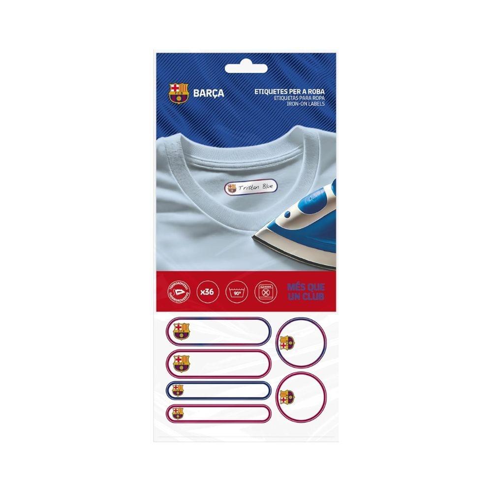 ETIQUETAS TERMOADHESIVAS - BARCELONA FC (ropa)