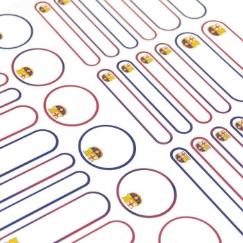 ETIQUETAS TERMOADHESIVAS - BARCELONA FC (ropa)