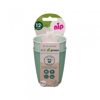 NIP SET 2 VASOS VERDE MENTA