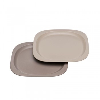 NIP SET 2 PLATOS BEIGE