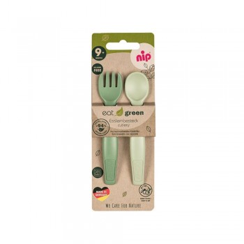 NIP CUBIERTOS VERDE MENTA