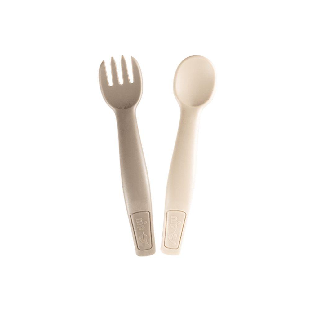 NIP CUBIERTOS BEIGE