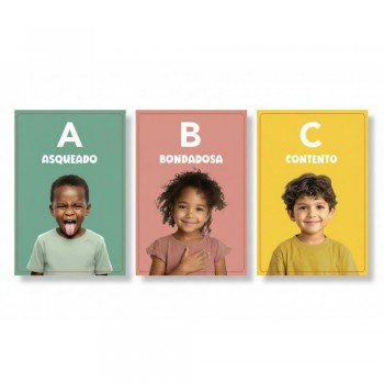 Tarjetas XXL de Emociones ABC