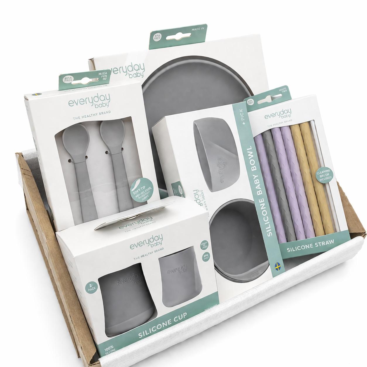 PACK VAJILLA EVERYDAY 5 PZAS GREY