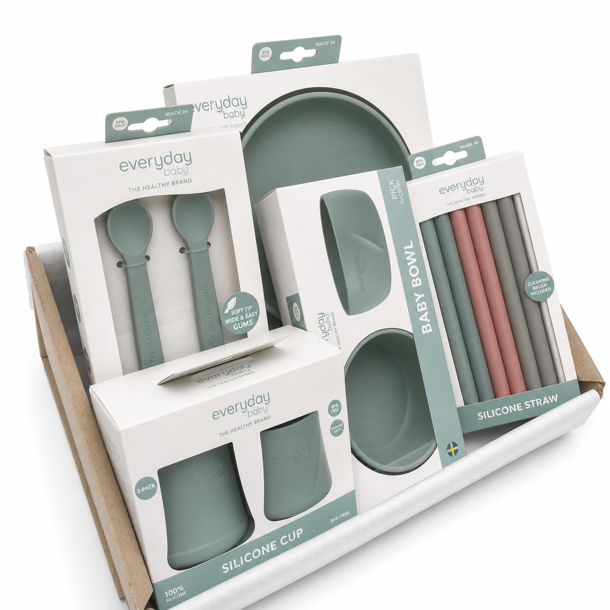 PACK VAJILLA EVERYDAY 5 PZAS HARMONY GREEN