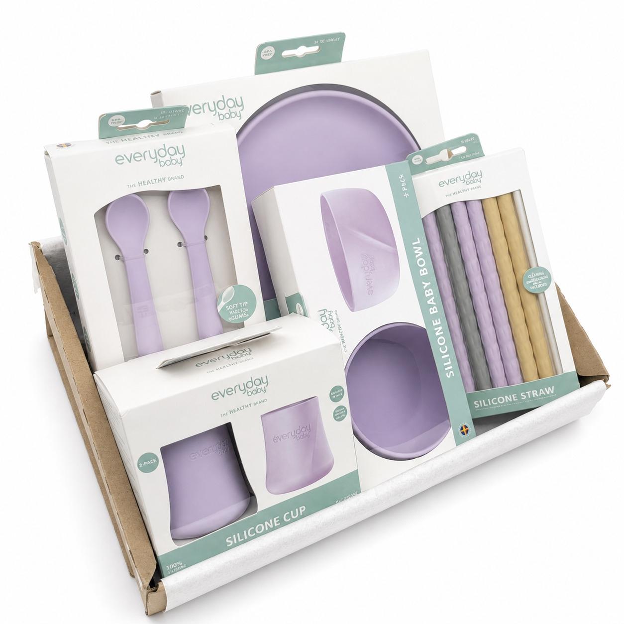 PACK VAJILLA EVERYDAY 5 PZAS LAVANDA
