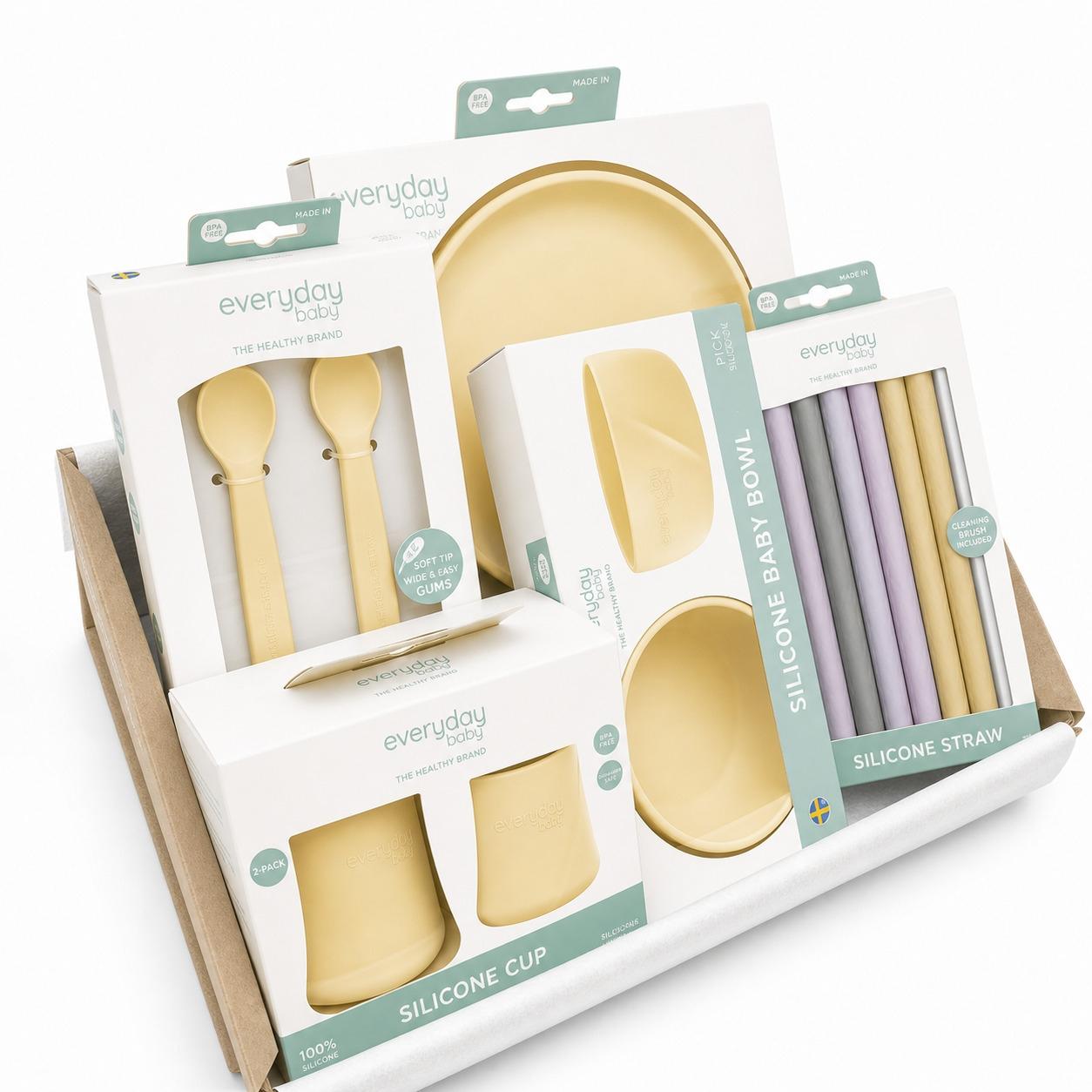 PACK VAJILLA EVERYDAY 5 PZAS SOFT YELLOW