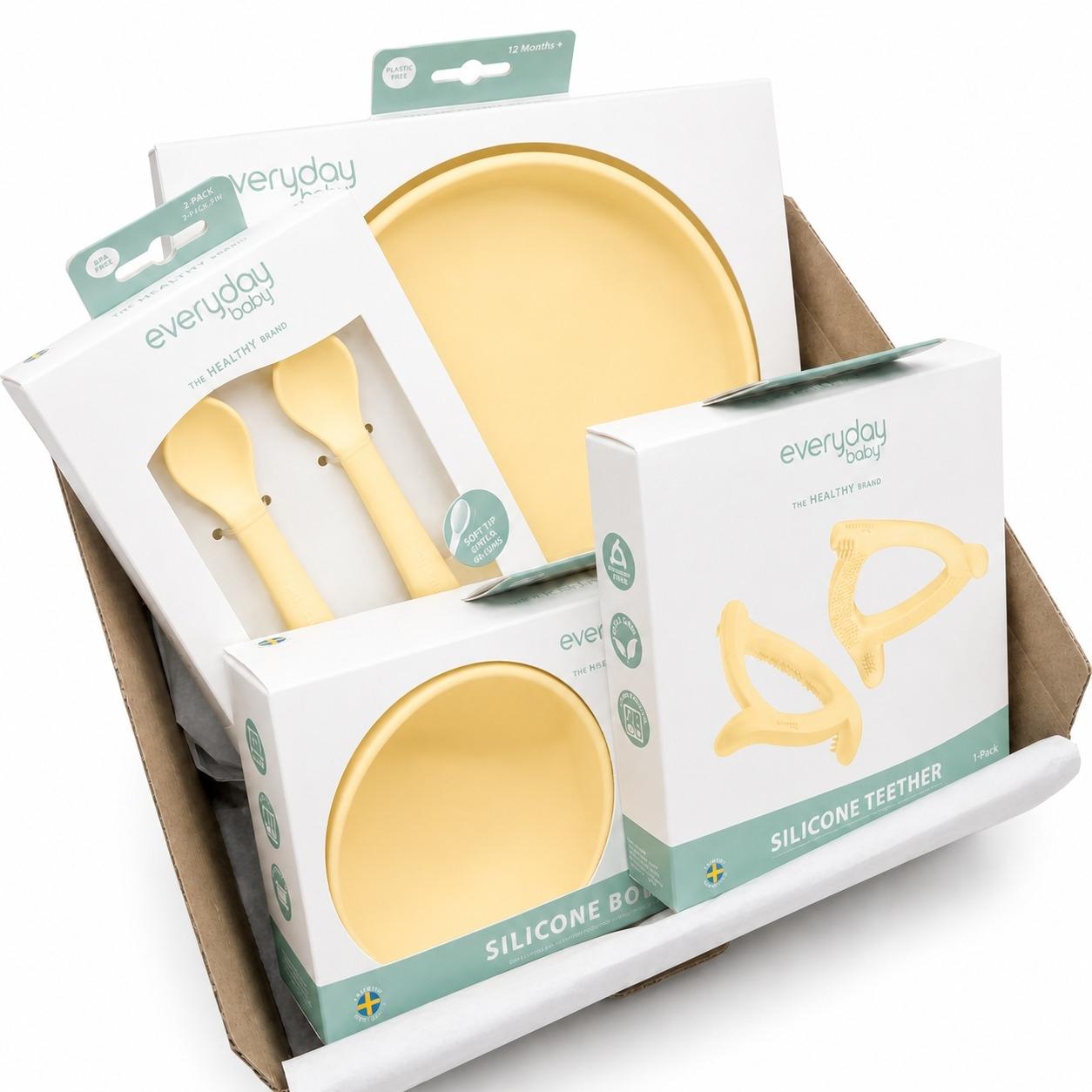 PACK VAJILLA EVERYDAY 4 PZAS YELLOW