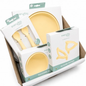 PACK VAJILLA EVERYDAY 4 PZAS YELLOW