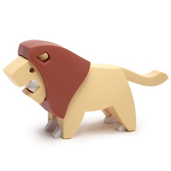 PACK SENSORIAL ANIMALES HALFTOYS 3 PZAS LEÓN-GNU