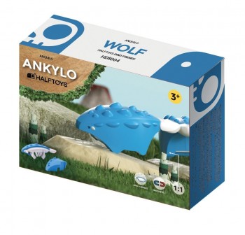 PACK SENSORIAL DINOS HALFTOYS 3 PZAS ANKYLO-REX