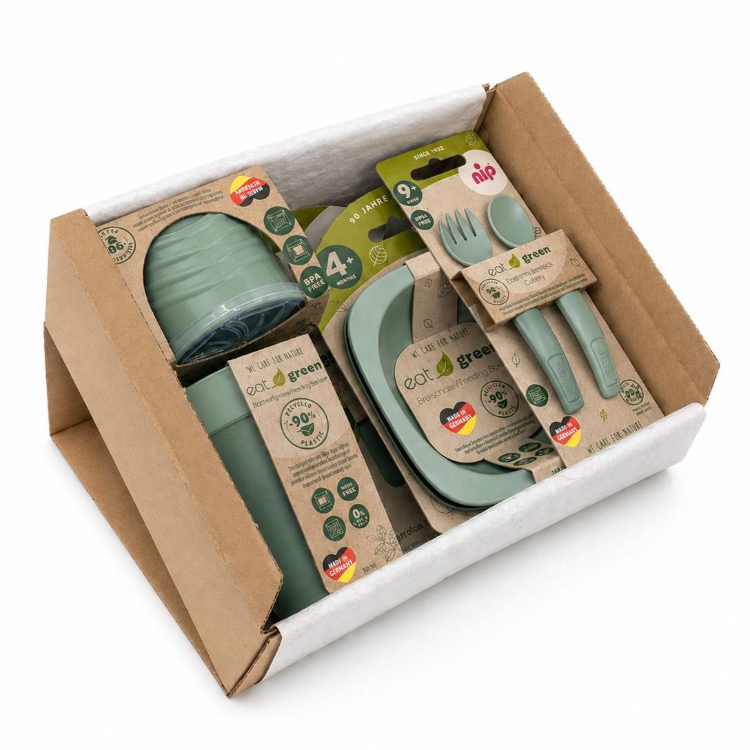 PACK VAJILLA NIP GREEN (5 pzas)