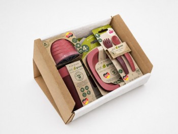 PACK VAJILLA NIP RED (5 pzas)