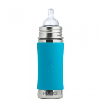 PACK BIBERONES PURA 5 PZAS AZUL