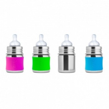 PACK BIBERONES PURA 5 PZAS ROSA