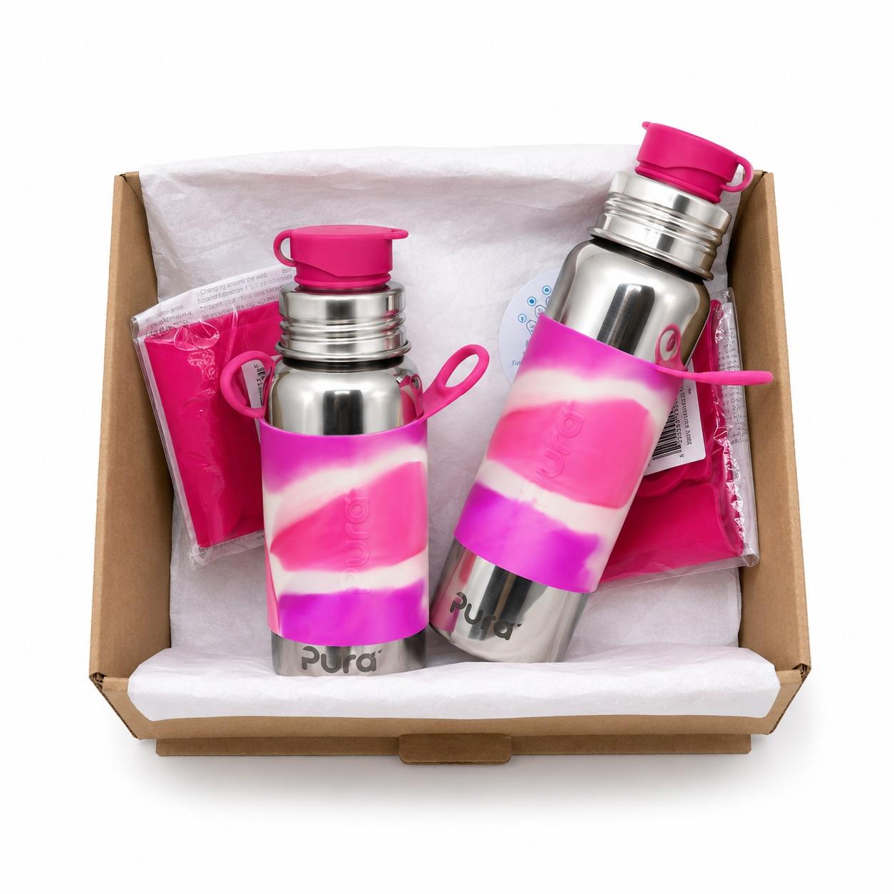 PACK BOTELLAS PURA 3 PZAS FRESA/NATA