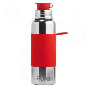 PACK BOTELLAS PURA 3 PZAS ROJO