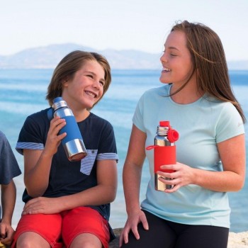 PACK BOTELLAS PURA 3 PZAS ROJO