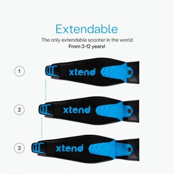 PATINETE SMARTRIKE XTEND BLUE