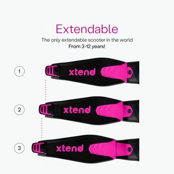 PATINETE SMARTRIKE XTEND ROSA
